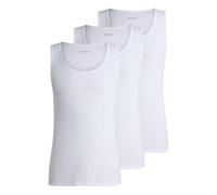 BOSS Lot de trois débardeurs en coton à logos brodés - Style TankTop3P RibClassic, 50542132 Blanc XL