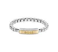 BOSS Jewelry Collier ou Bracelet en chaîne pour Homme Collection DEVON en acier inoxydable à deux coloris,BRACELET