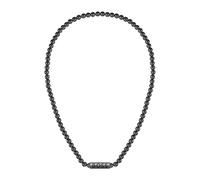 BOSS Jewelry Collier En Cuentas pour Homme Collection SPHERE avec Placage en Noir (IP) - 1580657