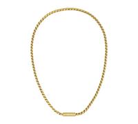 BOSS Jewelry Collier et Bracelet en Chaîne pour Homme Collection DORAN en Acier Inoxydable et avec une Plaque Gravée