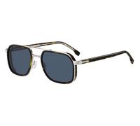 BOSS 1724/S Sunglasses, Bleu (Havana Palladium/Blue), 55/19/150 Unisex