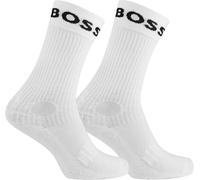 Boss 2 Pack Sport Crew Socks Mens Blanc 100 5-8.5 Male