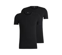 Boss Men's Rlxcrew Comfort Crew Neck T-Shirt Noir M Male