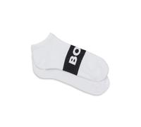 BOSS 2P AS Logo CC Socquettes, White100, 39-42 (Lot de 2) Homme