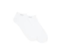 BOSS Chaussettes '2P AS uni CC' gris / blanc, Taille 43-46