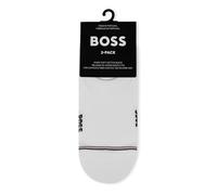 BOSS 2P LC Iconic CC Chaussettes Invisibles, White, 43-46 Men