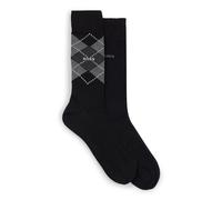 BOSS 2P RS Argyle CC Chaussettes, Black1, 43-46 Homme