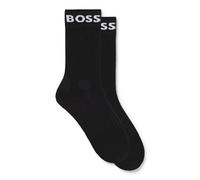 BOSS Chaussettes '2P RS Sport CC' noir / blanc, Taille 39-42