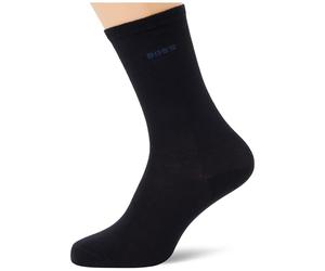 Boss 2p RS Uni Logo CC W 10272219 0 Chaussettes régulières, Bleu foncé, 35-38 Femmes