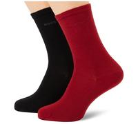 Boss 2p RS Uni Logo CC W 10272219 0 Chaussettes régulières, Rouge foncé, 35-38 Femmes