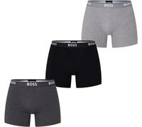 BOSS Boxer Brief 3P CO/EL Caleçon Boxeur, Open Grey61, XL (Lot de 3) Homme