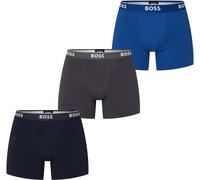 Boss 3 Pack Boxer Briefs Nvy/Bleu/Gris487 Petit Male