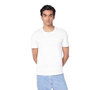Boss 3-Pack Crew Neck Cotton Jersey T-Shirts, Blanc Clair Clair Galet Gris Sol Noir, S Homme