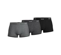 Boss 3-Pack Stretch Cotton Regular Fit Trunks Maillot, Gris/Anthracite/Noir, L (Lot de 3) Homme