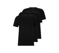 BOSS 3-Pack V Neck Jersey T-Shirts Tricot, Noir Nuit, Taille XL Homme