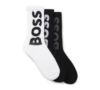 BOSS 3P QS Rib Logo CC Chaussettes_Courtes, Open Miscellaneous, 39-42 Men