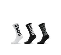 BOSS 3P QS Rib Logo CC Chaussettes_Courtes, Open Miscellaneous, 39-42 Men