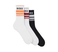 BOSS 3p QS Rib Stripe CC 10259874 0 Chaussettes Courtes, 966Open Miscellaneous, 43-46 Hommes
