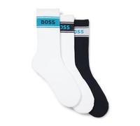 BOSS 3p QS Rib Stripe CC 10272303 0 Chaussettes Courtes, Open Miscellaneous 964, 39-42 Hommes