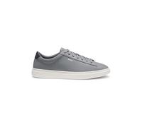 BOSS Baskets en cuir à semelle cupsole avec surpiqûres à rayures emblématiques - Style Kieran_Tenn_allt, 50552853 Gris 39