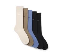 BOSS 5P RS Lot de 5 paires de chaussettes mi-hautes en mélange de coton pour homme, Open Miscellaneous 976, 42-48