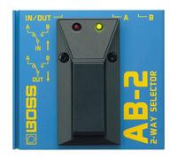 BOSS AB-2 Sélecteur au pied à deux voies, la fameuse robustesse BOSS pour un commutateur A/B silencieux