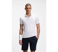 BOSS Active Polo Slim à motif de balles de tennis en relief - Style PL_TOC Game 1, 50564785 Blanc M