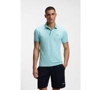 BOSS Active Polo Slim à motif de balles de tennis en relief - Style PL_TOC Game 1, 50564785 bleu clair S