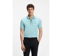 BOSS Active Polo Slim en coton stretch aux propriétés d’évacuation de l’humidité - Style Philix GOC, 50555698 bleu clair XL