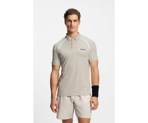 BOSS Active Polo Slim en tissu stretch à séchage rapide - Style PL_TOC Spin CB, 50554552 Beige clair XXXL