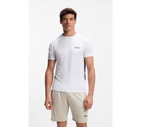 BOSS Active T-shirt Slim en tissu stretch à étirement quadridirectionnel - Style TS_TOC Spin CB, 50554544 Blanc M