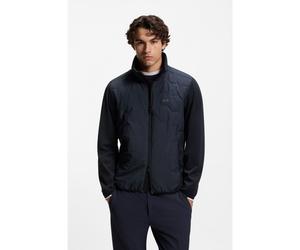 BOSS Active Veste déperlante en tissu extensible - Style OW_GOC Chip, 50551104 Bleu foncé M