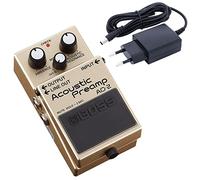 Boss AD-2 Acoustic Preamp Appareil d'effets pour guitare acoustique + bloc d'alimentation Keepdrum
