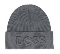 Boss Afox Bonnet tricoté gris