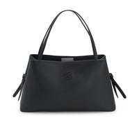 BOSS Cabas en similicuir grainé avec monogramme Double B - Style Anett NewShape Tote, 50567597 Noir pcs.