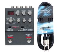 Boss Appareil d'effets RV-200 Reverb Hall avec câble jack keepdrum