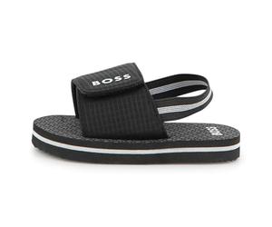 BOSS Aqua Slides Baby Boys, Black