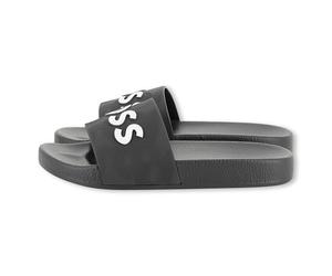 BOSS Aqua Slides Boys, Black, 37