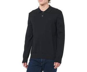 Boss Asac_pl Knitted_Sweater pour homme, 001 noir, L