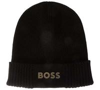 BOSS Asic_Bonnet, Noir 1, Taille Unique Homme