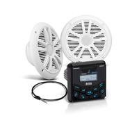 Boss Audio Marine Stéréo Package, Square, AM/FM/MP3
