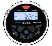 Boss Audio MCKGB350B. 6 Combo - Marine Gauge Radio w/Marine Antenna & 2 6. 5" Speakers - Black