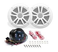 BOSS AUDIO SYSTEMS MG150W.6: Marine Kit avec Récepteur Bluetooth MGR150B, haut-parleurs MR6W 16,5 cm, (6,5""), 90 W RMS, 180 W max