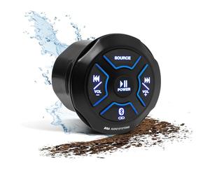 BOSS Audio Systems MGR250B Récepteur de jauge Marine Bluetooth, Lecteur MP3 multimédia numérique (sans CD), amplificateur intégré, Port USB, résistant aux intempéries, Port USB, Charge USB