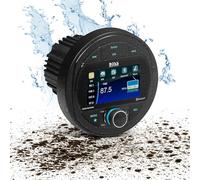 BOSS Audio Systems MGV500B Récepteur de jauge stéréo pour bateau marin - Bluetooth, sans lecteur CD DVD, radio AM/FM, écran couleur 3", résistant aux intempéries