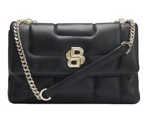BOSS B_Icon SH. Bag M, Sac d'épaule Femme, Black, One Size