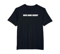 Boss Babe Energy T-Shirt, Homme Grandes Tailles, Noir, 6X Tall