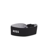 BOSS Bandeau de sport en twill stretch avec logo imprimé - Style Gyanluc, 50545086 Noir pcs.