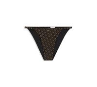 BOSS Bas de bikini à monogrammes jacquard - Style BRIEF_BOSS PEARL, 50561379 Noir à motif XS