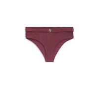 BOSS Bas de bikini plissé avec double B - Style BRIEF_DOUBLE B, 50561326 Rouge sombre XL